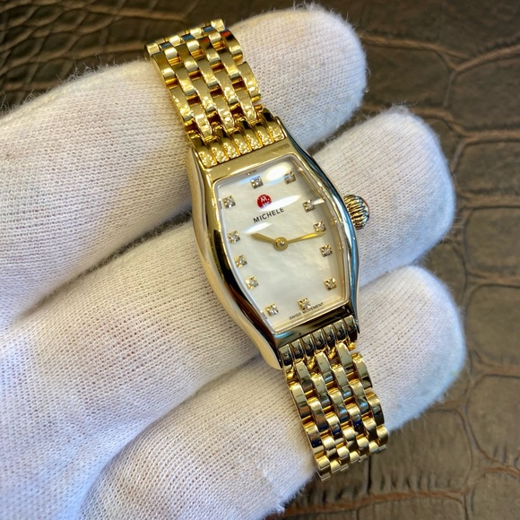 Gold MICHELE watch - NWT main image 9